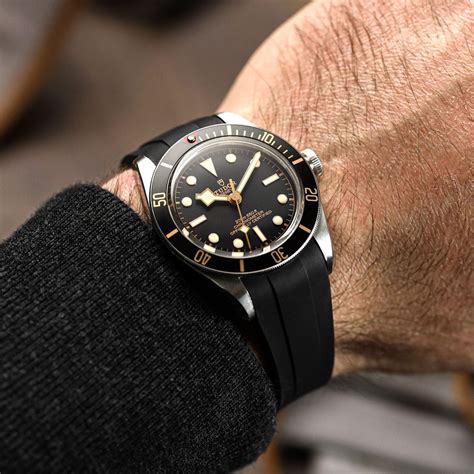 tudor black bay 36 rubber strap|black bay 58 straps.